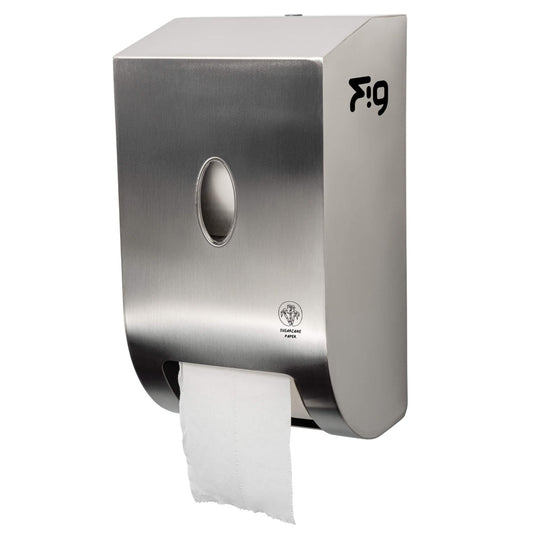Ecomatic Toilet Tissue Roll Dispenser Stainless Steel