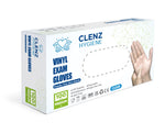 Clenz Clear Vinyl Gloves Medium