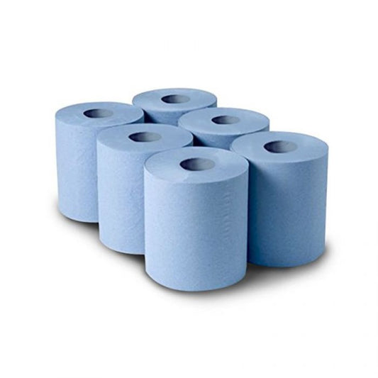 150m Samson 2ply Centrefeed Blue Roll (165mm)
