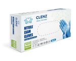 Clenz Blue Nitrile Gloves Medium (10 Pack)