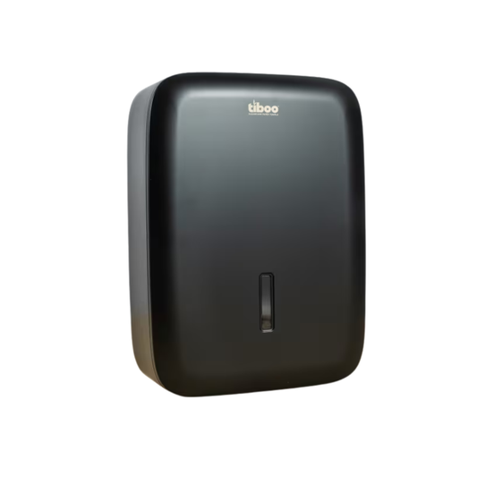 Tiboo - System X - XL Z-Fold Hand Towel Dispenser - BLACK