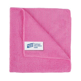 Robert Scott Contract Microfibre Cloth Red 10pk