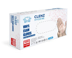 Clenz Clear Vinyl Gloves Extra Large