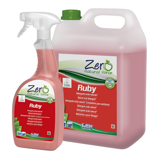Sutter Ecolabel Ruby Easy  Natural Descaling Agent for Bathrooms & Showers 5L