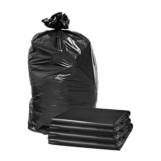 240L 10kg CHSA Black Heavy Duty Black Wheelie Bin Liner (4 folds x 25pcs)