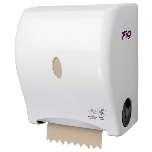 Autocut Roll Towel Dispenser White ABS