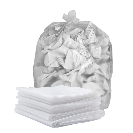 240L 10kg CHSA Natural Heavy Duty Wheelie Bin Liner (4 folds x 25pcs)