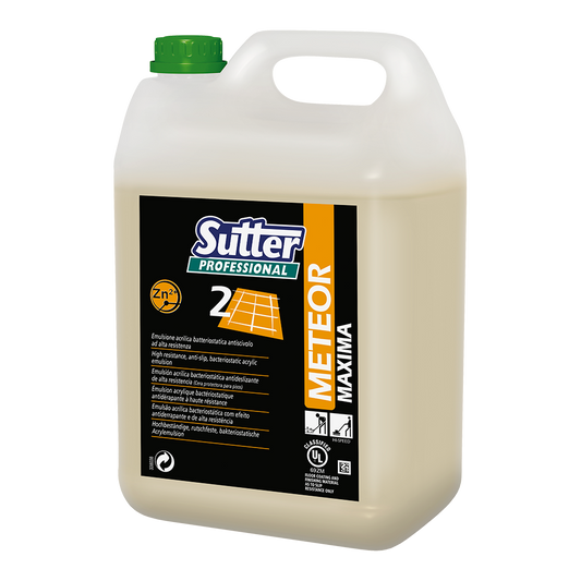 Sutter Meteor Maxima High resistance, anti-slip, bacteriostatic acrylic polish 5L