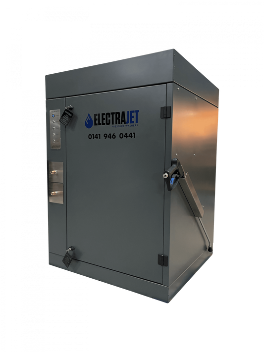 MD1 Electrajet Mobile Hot Water Diesel Pressure washer with Stainless Steel cover  12/100