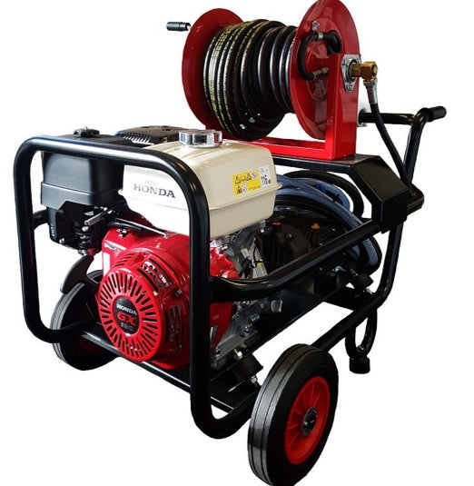 Honda GX390 21 LPM Comet pressure washer Pump Trolley Frame + 30M Reel