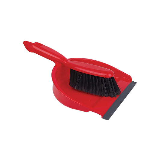 Dustpan & Brush Pro Soft Red - Robert Scott