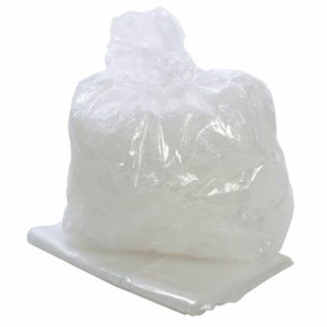 90L 10kg CHSA Clear Refuse Sack - 200/case (4 Folds x 50pcs)