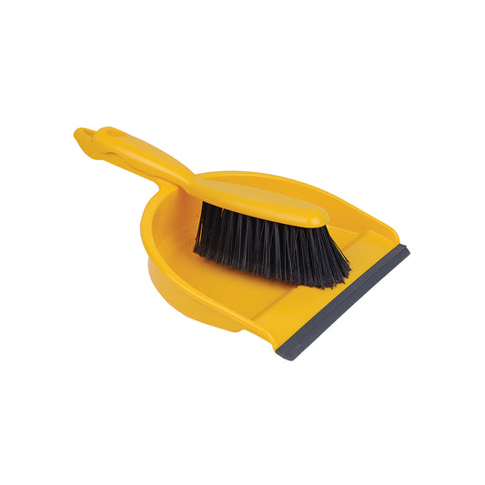 Dustpan & Brush Pro Soft Yellow - Robert Scott