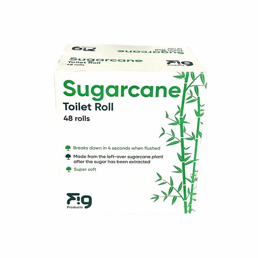 Sugarcane Toilet Rolls (48 x 200 sheets)