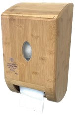 Ecomatic Classic Twin Toilet Roll Dispenser Bamboo