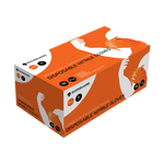 Clenz Orange Nitrile Diamond Grip Gloves Large