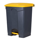 Yellow & Grey Waste Pedal Bins 68ltr