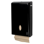 Compact Hand Towel Dispenser Black ABS