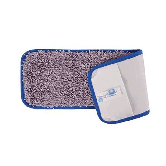 Flat Mop Head - Microfibre Nano (P) Grey & Blue Col Bind 43cm